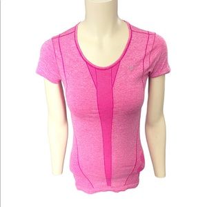 Nike Pink Dri-fit Running Shirt - Size XS